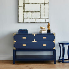 TANSU LACQUER CONSOLE IN NAVY BLUE OR WHITE 
