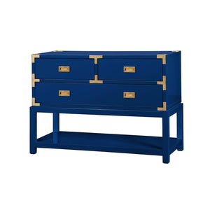 TANSU LACQUER CONSOLE IN NAVY BLUE OR WHITE 
