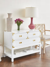 TANSU LACQUER CONSOLE IN NAVY BLUE OR WHITE